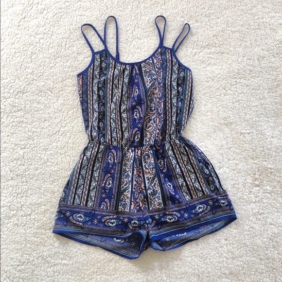 MINE Thin-Strapped Romper - Picture 1 of 4